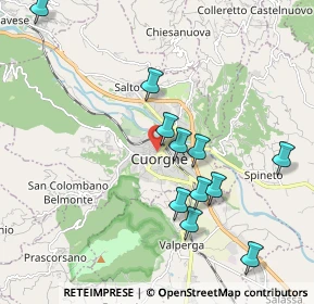 Mappa Via Milite Ignoto, 10082 Cuorgnè TO, Italia (1.97273)