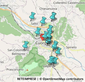 Mappa Via Milite Ignoto, 10082 Cuorgnè TO, Italia (1.34895)