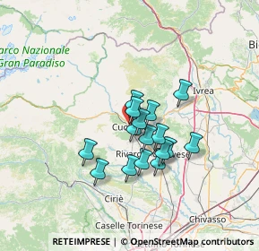 Mappa Via Asilo, 10082 Cuorgnè TO, Italia (9.64938)