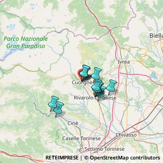 Mappa Via Milite Ignoto, 10082 Cuorgnè TO, Italia (7.78923)