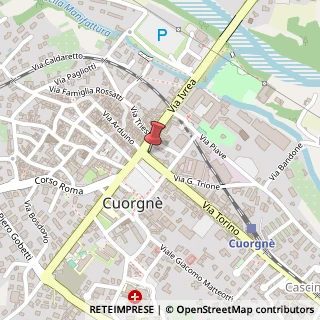 Mappa Via Torino, 1, 10082 Cuorgnè, Torino (Piemonte)
