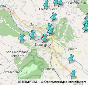 Mappa Via Antonio Gramsci, 10082 Cuorgnè TO, Italia (3.086)