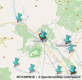 Mappa Via Ivrea, 10082 Cuorgnè TO, Italia (5.27385)