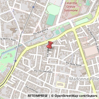 Mappa Via delle Rose, 7, 35124 Padova, Padova (Veneto)