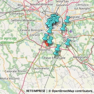 Mappa Via Adda, 20089 Rozzano MI, Italia (6.33842)