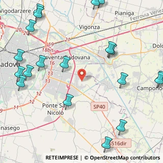 Mappa Via III Novembre, 35020 Villatora PD, Italia (6.309)