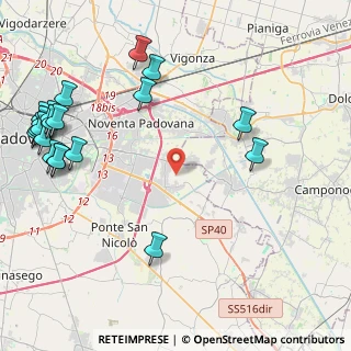 Mappa Via III Novembre, 35020 Villatora PD, Italia (5.839)