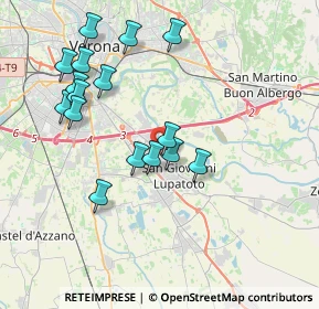 Mappa Via Dott. F. Garofoli, 37057 San Giovanni Lupatoto VR, Italia (3.825)