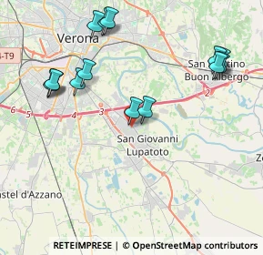 Mappa Via Dott. F. Garofoli, 37057 San Giovanni Lupatoto VR, Italia (4.53357)