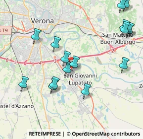 Mappa Via Dott. F. Garofoli, 37057 San Giovanni Lupatoto VR, Italia (4.67188)