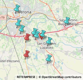 Mappa Via Dott. F. Garofoli, 37057 San Giovanni Lupatoto VR, Italia (3.47909)