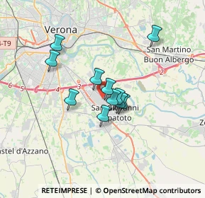 Mappa Via Dott. F. Garofoli, 37057 San Giovanni Lupatoto VR, Italia (2.41)