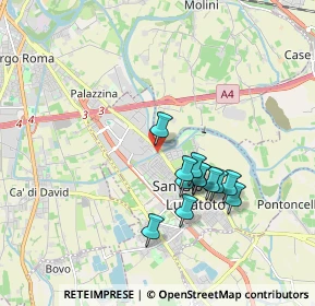 Mappa Via Dott. F. Garofoli, 37057 San Giovanni Lupatoto VR, Italia (1.54917)