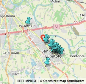 Mappa Via Dott. F. Garofoli, 37057 San Giovanni Lupatoto VR, Italia (1.34813)