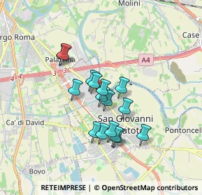 Mappa Via Dott. F. Garofoli, 37057 San Giovanni Lupatoto VR, Italia (1.3025)