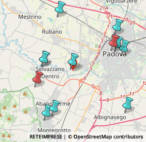 Mappa Via Monte S. Daniele, 35143 Padova PD, Italia (4.705)