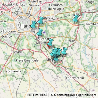 Mappa Via Fratelli Rosselli, 20098 San Giuliano Milanese MI, Italia (5.46)