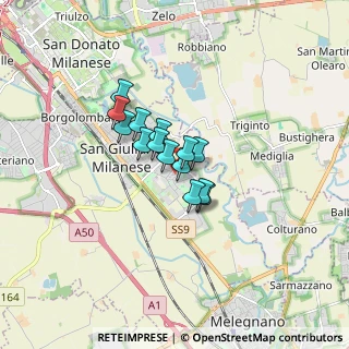 Mappa Via Fratelli Rosselli, 20098 San Giuliano Milanese MI, Italia (0.96286)