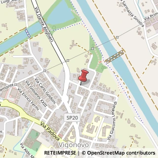 Mappa Via giosue' carducci 12, 30030 Vigonovo, Venezia (Veneto)