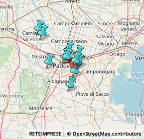 Mappa 35127 Padova PD, Italia (7.72727)