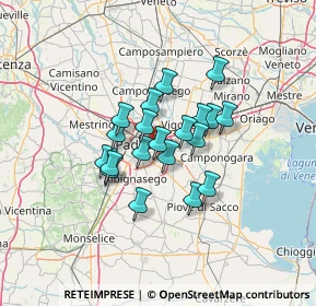 Mappa 35127 Padova PD, Italia (9.267)