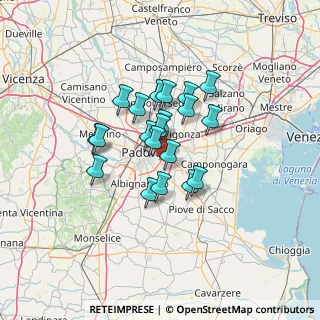 Mappa 35127 Padova PD, Italia (9.617)