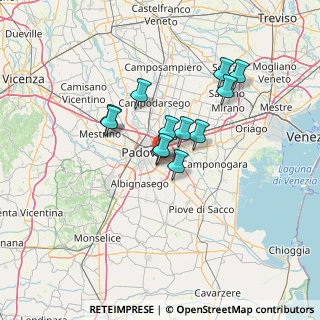 Mappa 35127 Padova PD, Italia (9.885)