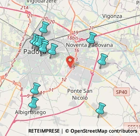 Mappa 35127 Padova PD, Italia (4.31333)