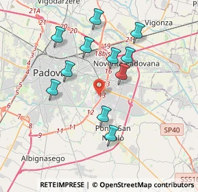 Mappa 35127 Padova PD, Italia (3.49636)