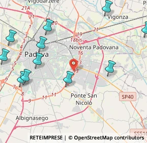 Mappa 35127 Padova PD, Italia (5.94154)