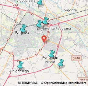 Mappa 35127 Padova PD, Italia (5.76545)