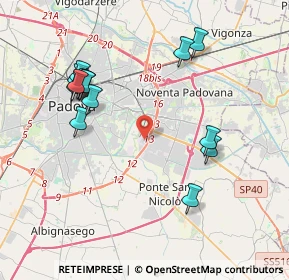 Mappa 35127 Padova PD, Italia (4.14214)