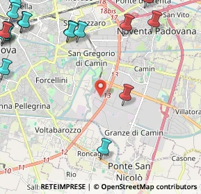Mappa 35127 Padova PD, Italia (3.42118)