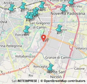 Mappa 35127 Padova PD, Italia (2.68833)