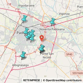 Mappa 35127 Padova PD, Italia (3.475)