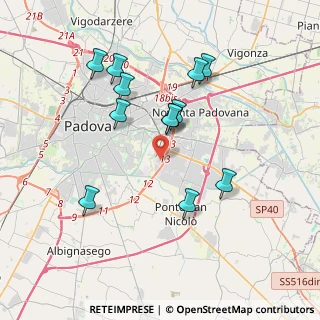 Mappa 35127 Padova PD, Italia (3.5525)