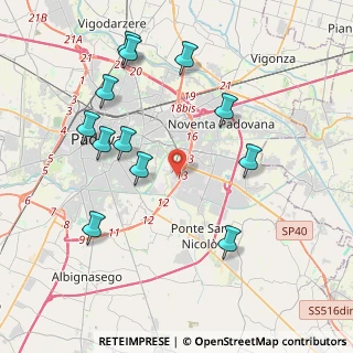 Mappa 35127 Padova PD, Italia (4.30917)