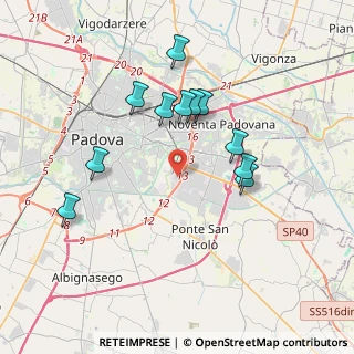 Mappa 35127 Padova PD, Italia (3.49091)
