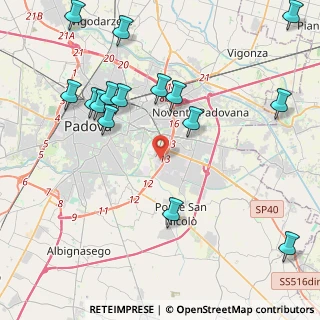 Mappa 35127 Padova PD, Italia (5.03667)
