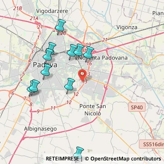 Mappa 35127 Padova PD, Italia (4.25818)