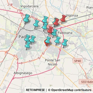 Mappa 35127 Padova PD, Italia (3.38688)