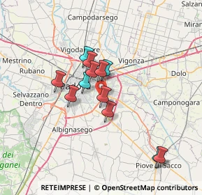Mappa 35127 Padova PD, Italia (5.50583)