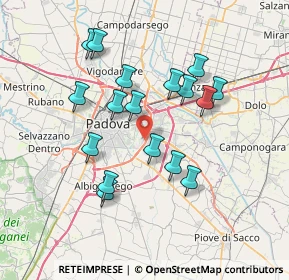 Mappa 35127 Padova PD, Italia (6.62882)