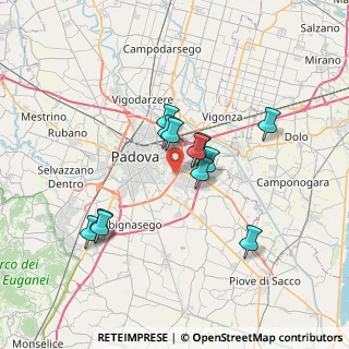 Mappa 35127 Padova PD, Italia (5.8775)