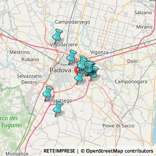 Mappa 35127 Padova PD, Italia (4.01727)