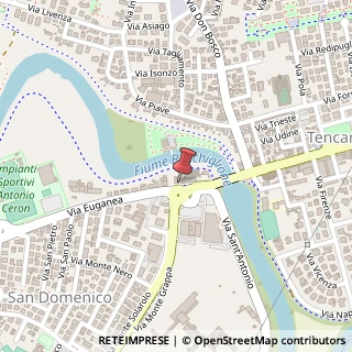 Mappa Via Euganea, 8, 35030 Casalserugo, Padova (Veneto)