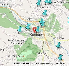 Mappa Via Perrucchetti, 10082 Cuorgnè TO, Italia (3.2205)