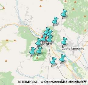 Mappa Via Ghiglieri, 10082 Cuorgnè TO, Italia (2.66833)