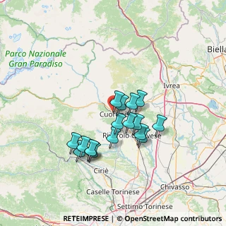 Mappa Via Perrucchetti, 10082 Cuorgnè TO, Italia (11.40529)