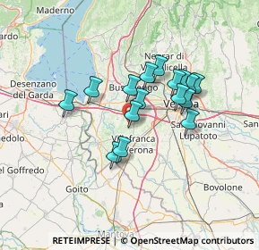Mappa Via Fredda, 37066 Sommacampagna VR, Italia (10.6375)